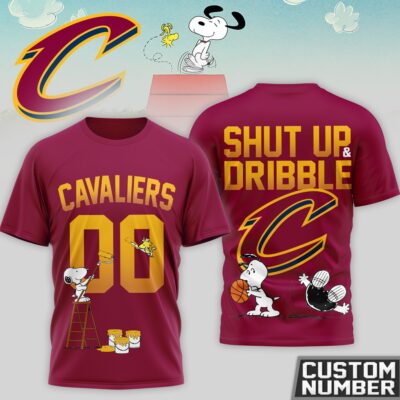 Cleveland Cavaliers | Premium NBA Snoopy 3D Shirt