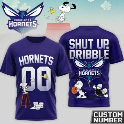Charlotte Hornets | Premium NBA Snoopy 3D Shirt