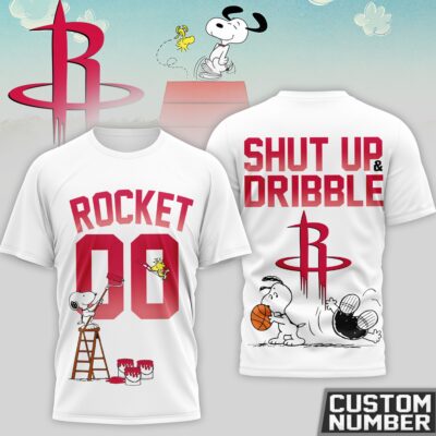 Houston Rockets | Premium NBA Snoopy 3D Shirt