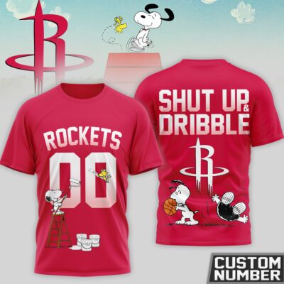 Houston Rockets | Premium NBA Snoopy 3D Shirt