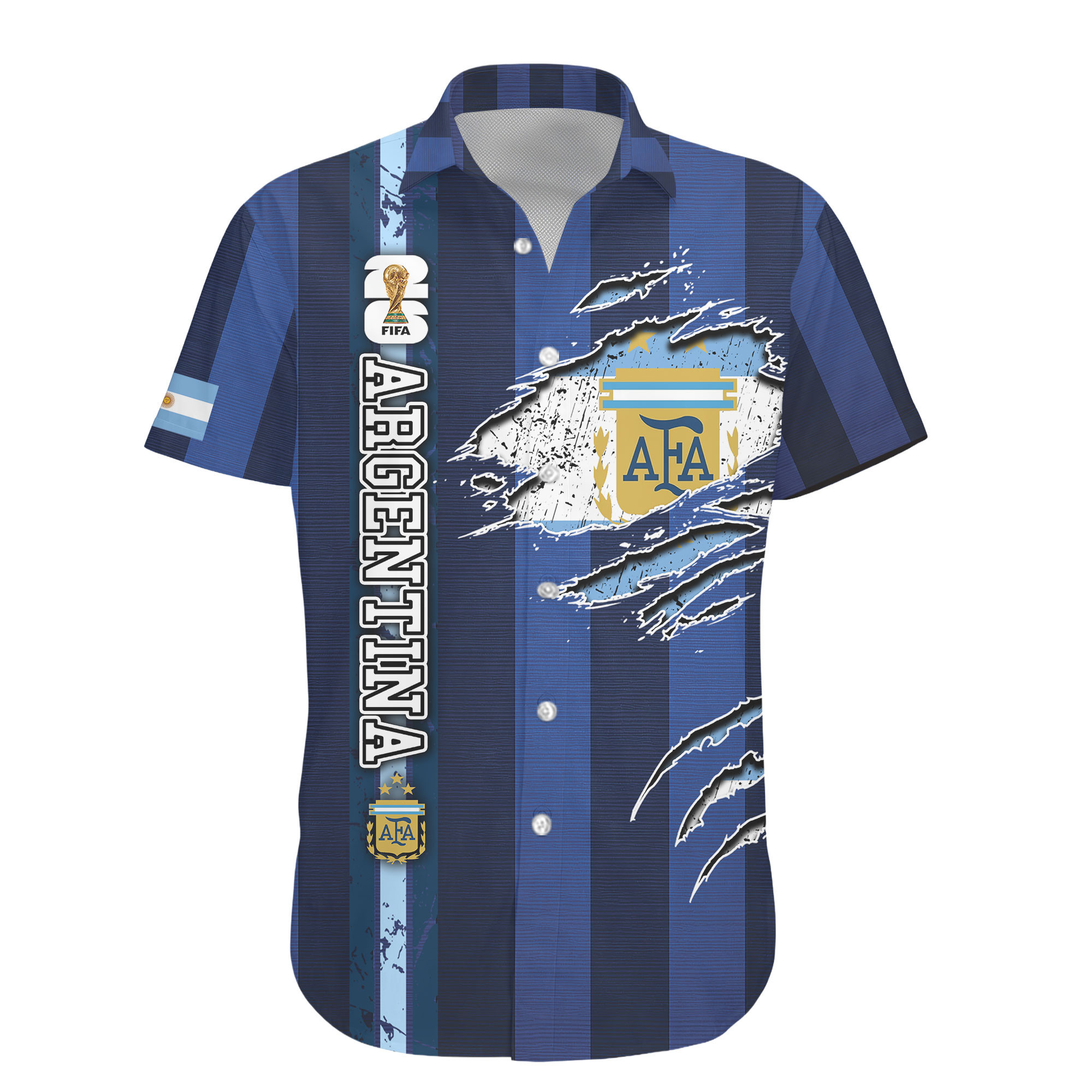 Argentina | Premium WC26 Hawaiian Shirt - Image 2