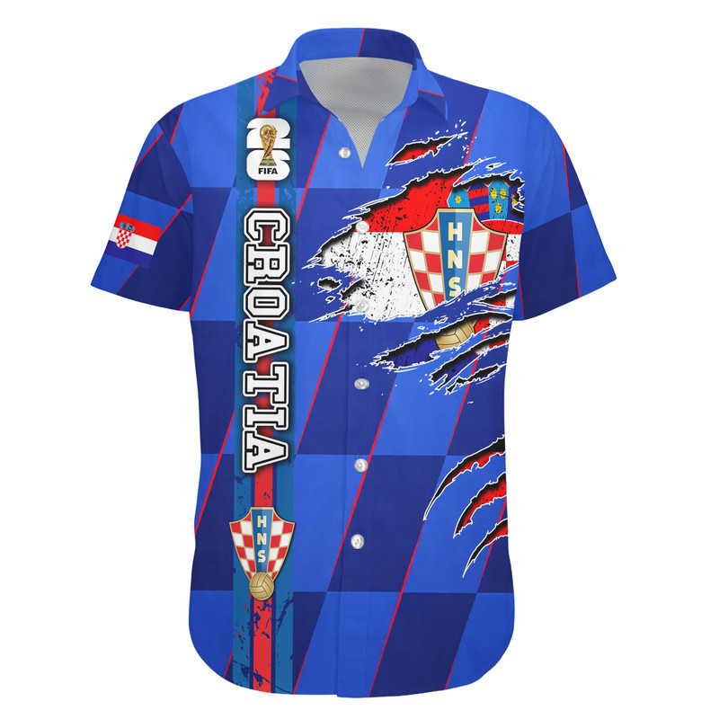 Croatia | Premium WC26 Hawaiian Shirt - Image 2