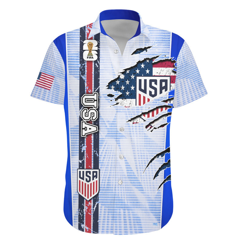 USA | Premium WC26 Hawaiian Shirt - Image 2