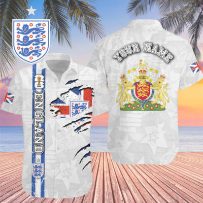 England | Premium WC26 Hawaiian Shirt