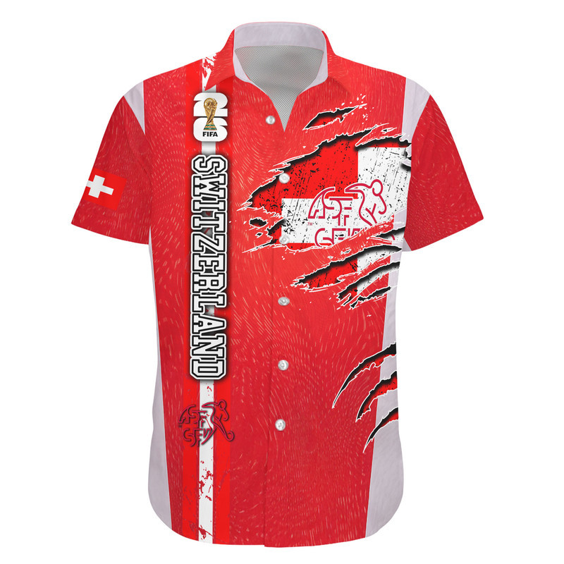 Switzerland | Premium WC26 Hawaiian Shirt - Image 2