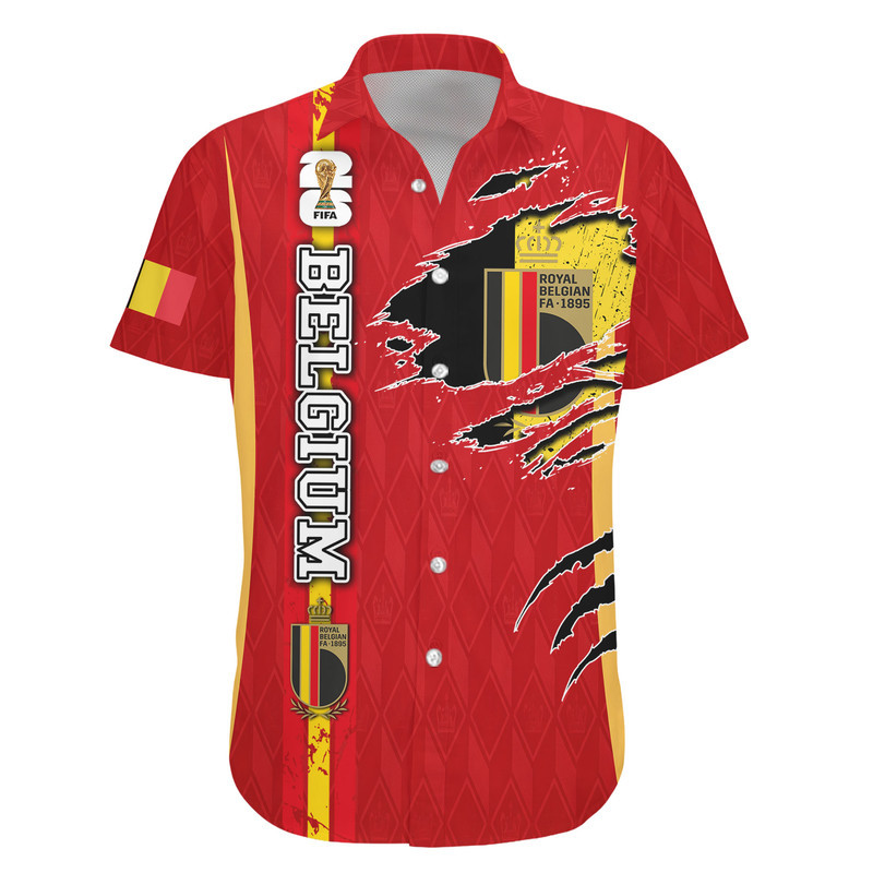 Belgium | Premium WC26 Hawaiian Shirt - Image 2