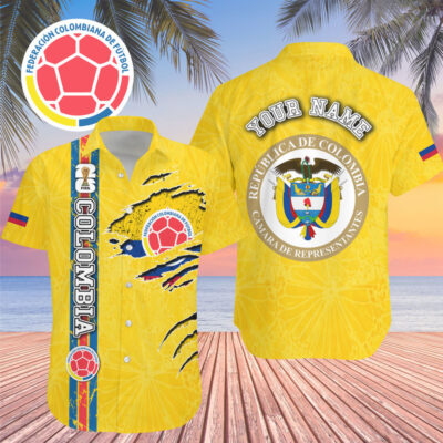 Colombia | Premium WC26 Hawaiian Shirt - 4XL