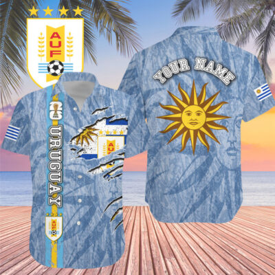 Uruguay | Premium WC26 Hawaiian Shirt - 4XL