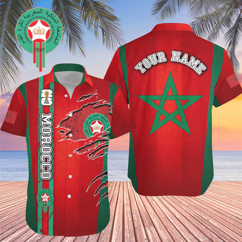 Morocco | Premium WC26 Hawaiian Shirt