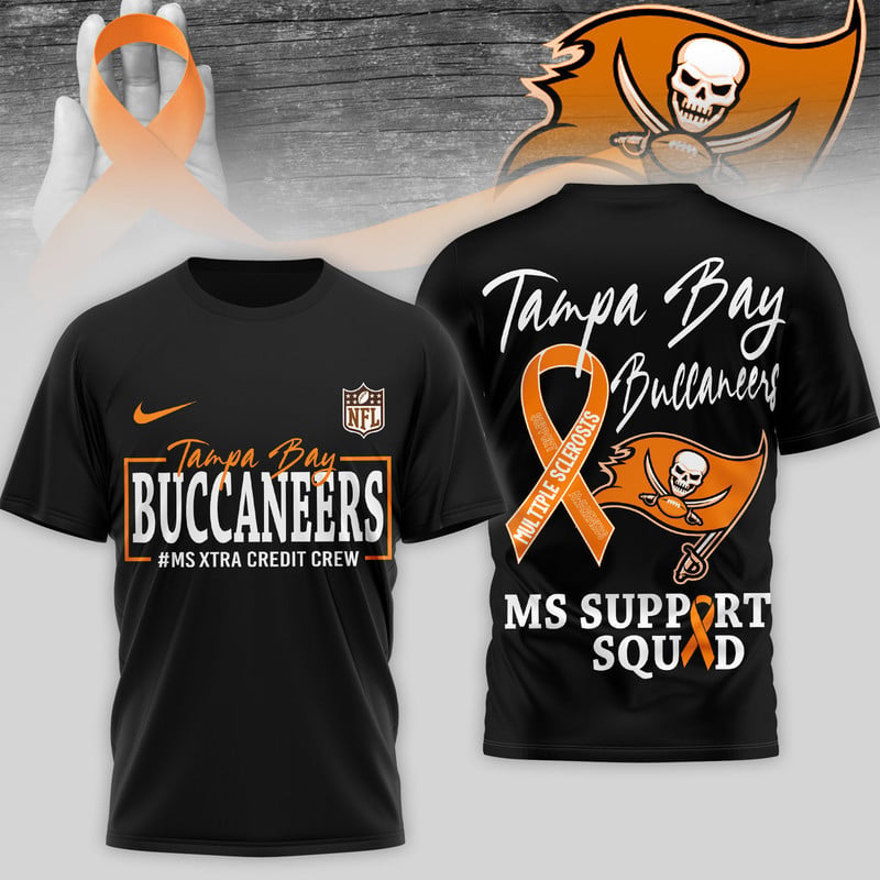 Tampa Bay Buccaneers | Premium NFL MS Support 3D T-Shirt - Image 2