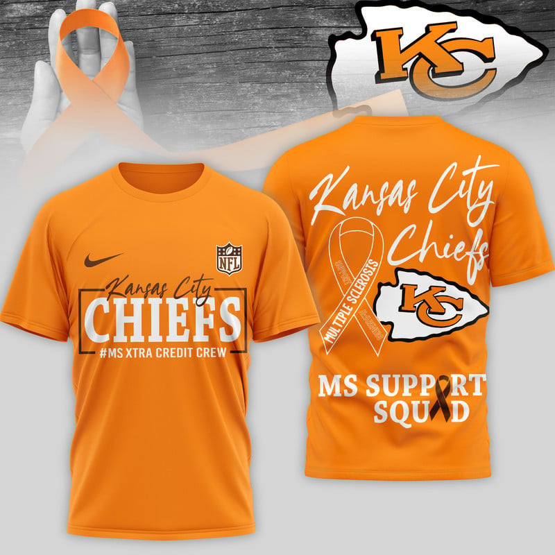 Kansas City Chiefs | Premium NFL MS Support 3D T-Shirt