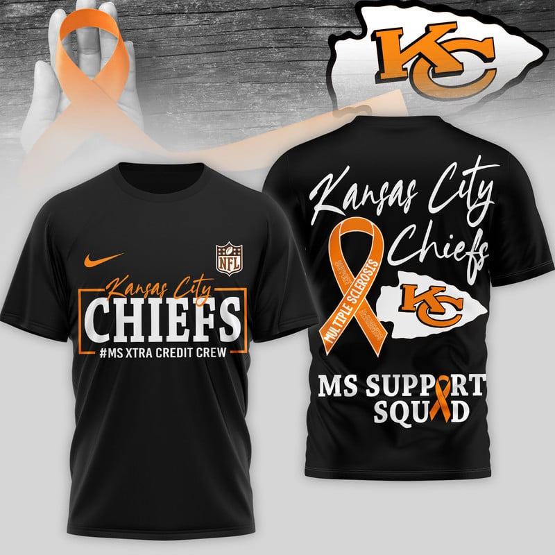 Kansas City Chiefs | Premium NFL MS Support 3D T-Shirt - Image 2