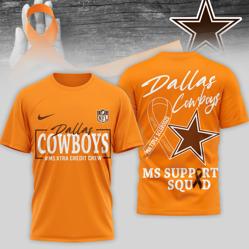 Dallas Cowboys | Premium NFL MS Support 3D T-Shirt