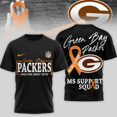 Green Bay Packers | Premium NFL MS Support 3D T-Shirt