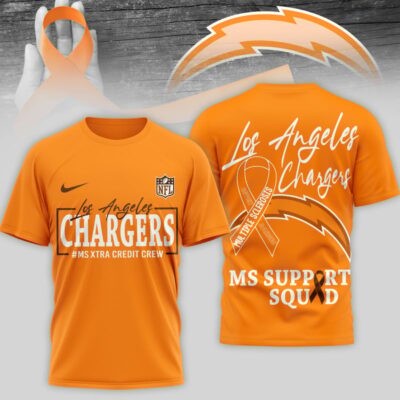 Los Angeles Chargers | Premium NFL MS Support 3D T-Shirt
