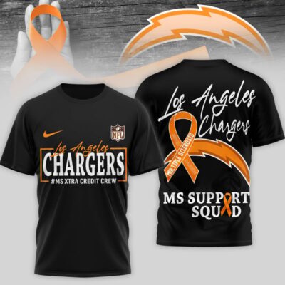 Los Angeles Chargers | Premium NFL MS Support 3D T-Shirt