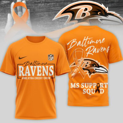 Baltimore Ravens | Premium NFL MS Support 3D T-Shirt