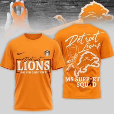 Detroit Lions | Premium NFL MS Support 3D T-Shirt