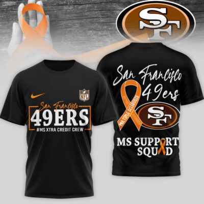 San Francisco 49ers | Premium NFL MS Support 3D T-Shirt
