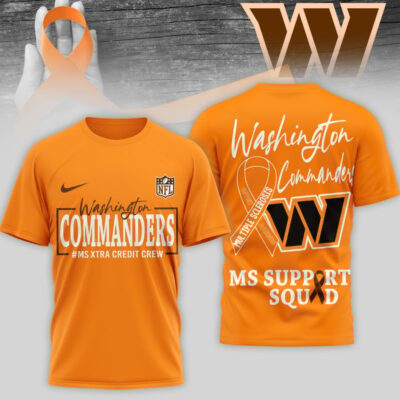 Washington Commanders | Premium NFL MS Support 3D T-Shirt