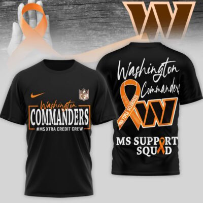 Washington Commanders | Premium NFL MS Support 3D T-Shirt