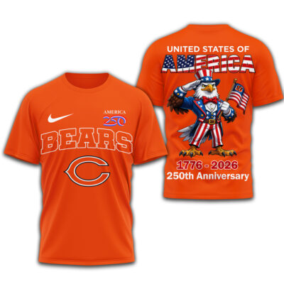 Chicago Bears | Premium NFL American 250 3D Shirt