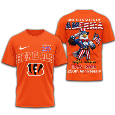 Cincinnati Bengals | Premium NFL American 250 3D Shirt