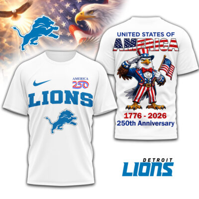 Detroit Lions | Premium NFL American 250 3D Shirt