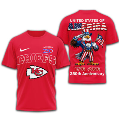 Kansas City Chiefs | Premium NFL American 250 3D Shirt