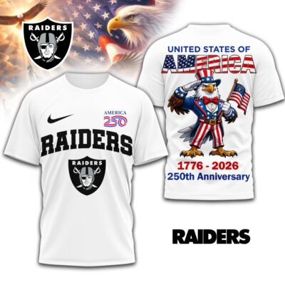 Las Vegas Raiders | Premium NFL American 250 3D Shirt
