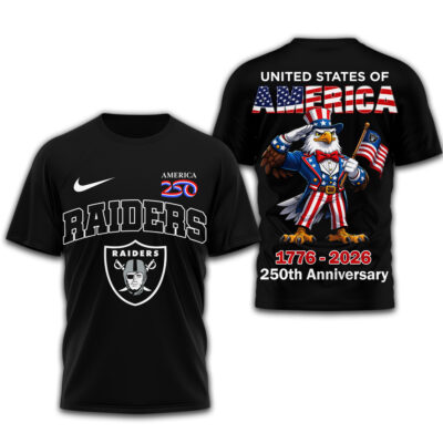 Las Vegas Raiders | Premium NFL American 250 3D Shirt