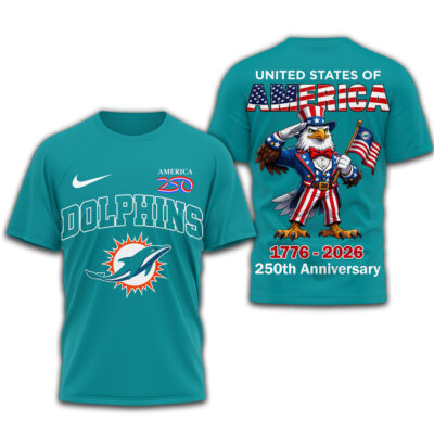 Miami Dolphins | Premium NFL American 250 3D Shirt