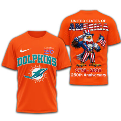 Miami Dolphins | Premium NFL American 250 3D Shirt