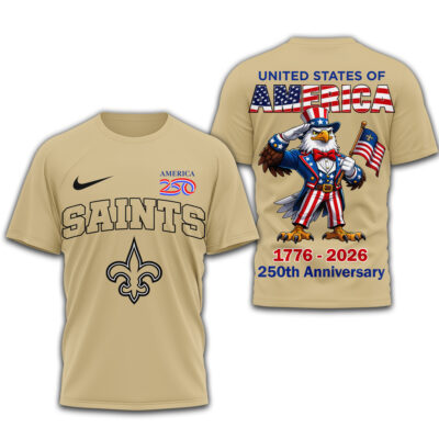 New Orleans Saints | Premium NFL American 250 3D Shirt