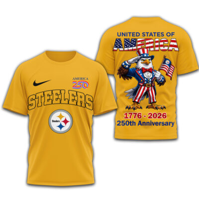 Pittsburgh Steelers | Premium NFL American 250 3D Shirt