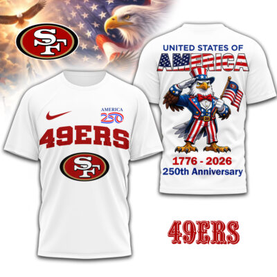 San Francisco 49ers | Premium NFL American 250 3D Shirt