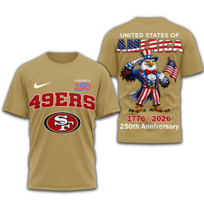 San Francisco 49ers | Premium NFL American 250 3D Shirt