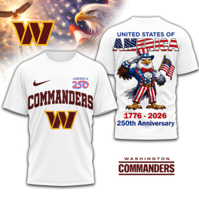 Washington Commanders | Premium NFL American 250 3D Shirt