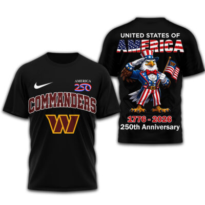 Washington Commanders | Premium NFL American 250 3D Shirt