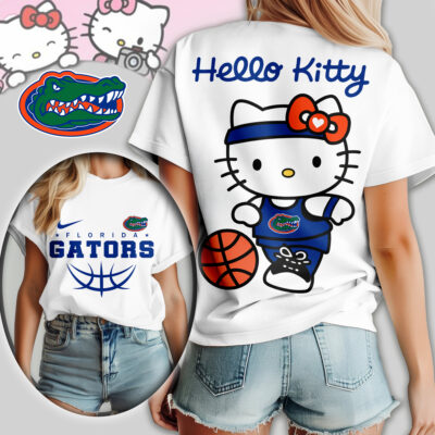 Florida Gators | Premium NCAA Hello Kitty Basketball Women Shirt