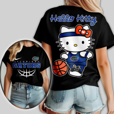 Florida Gators | Premium NCAA Hello Kitty Basketball Women Shirt