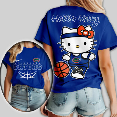 Florida Gators | Premium NCAA Hello Kitty Basketball Women Shirt