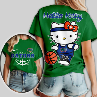 Florida Gators | Premium NCAA Hello Kitty Basketball Women Shirt