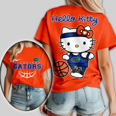Florida Gators | Premium NCAA Hello Kitty Basketball Women Shirt
