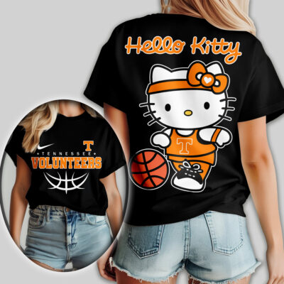 Tennessee Volunteers | Premium NCAA Hello Kitty Basketball Women Shirt