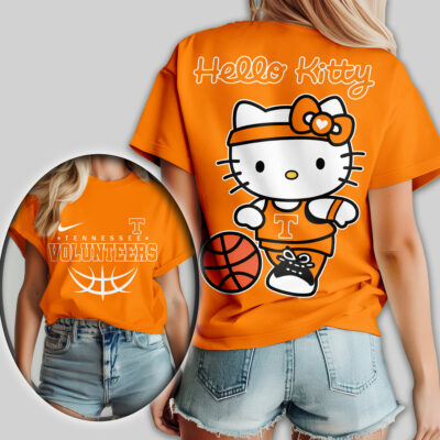 Tennessee Volunteers | Premium NCAA Hello Kitty Basketball Women Shirt