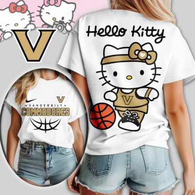 Vanderbilt Commodores | Premium NCAA Hello Kitty Basketball Women Shirt