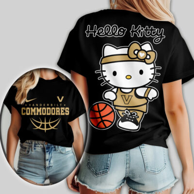 Vanderbilt Commodores | Premium NCAA Hello Kitty Basketball Women Shirt