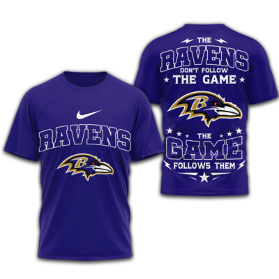 Baltimore Ravens | Premium NFL Rule The Field 3D Shirt