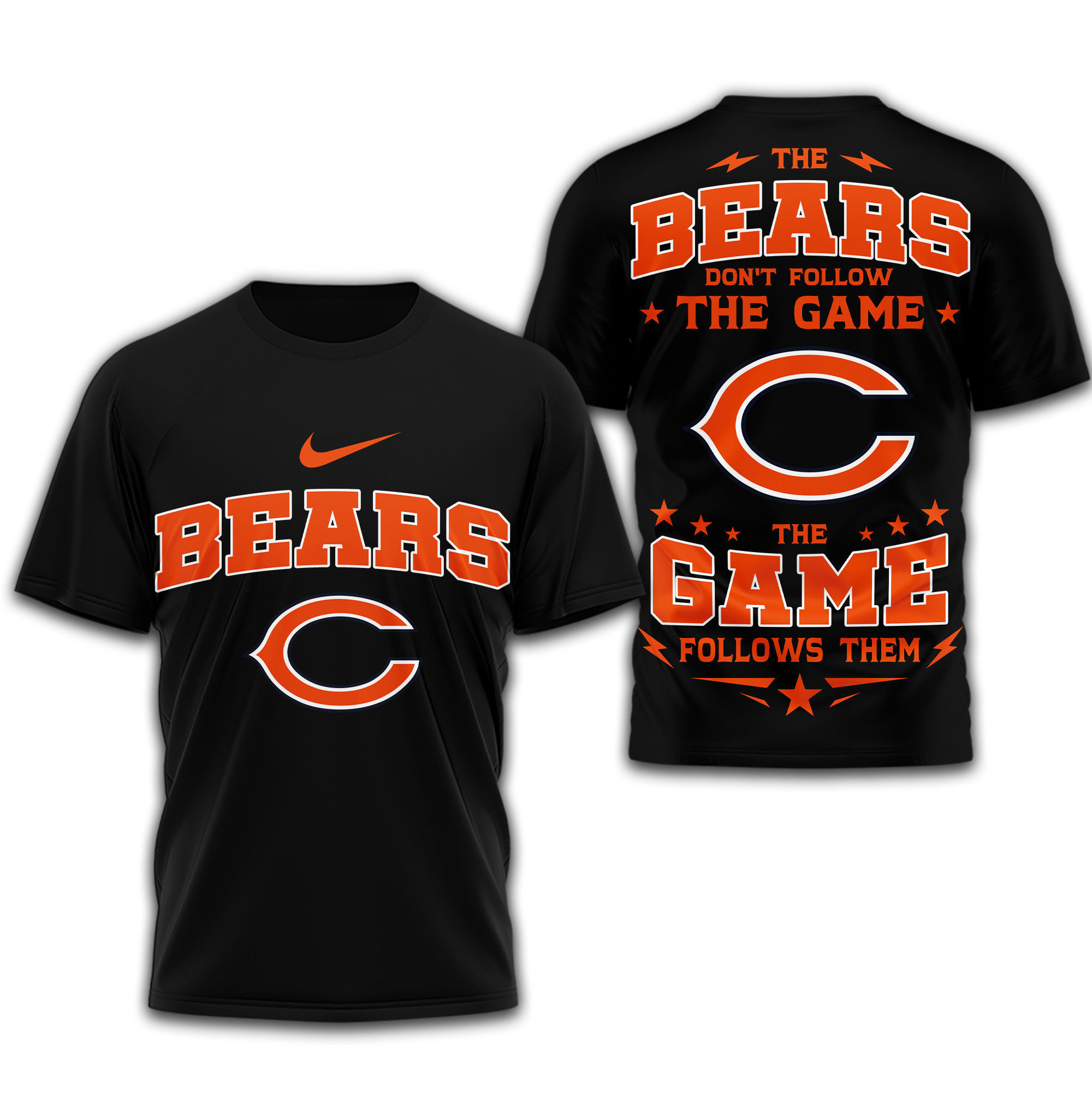 Chicago Bears | Premium NFL Rule The Field 3D Shirt - Image 2